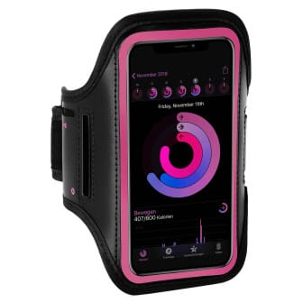 ONEFLOW Workout Case iPhone 12 Sportarmband zum Joggen – Pink Schwarz ONEFLOW Workout Case iPhone 12 Sportarmband zum Joggen – Pink Schwarz