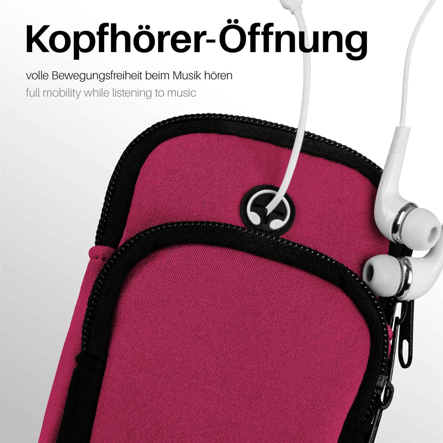 moex Fitness Case iPhone 13 mini Sport Armband Handy – Weiteres Produktbild 2