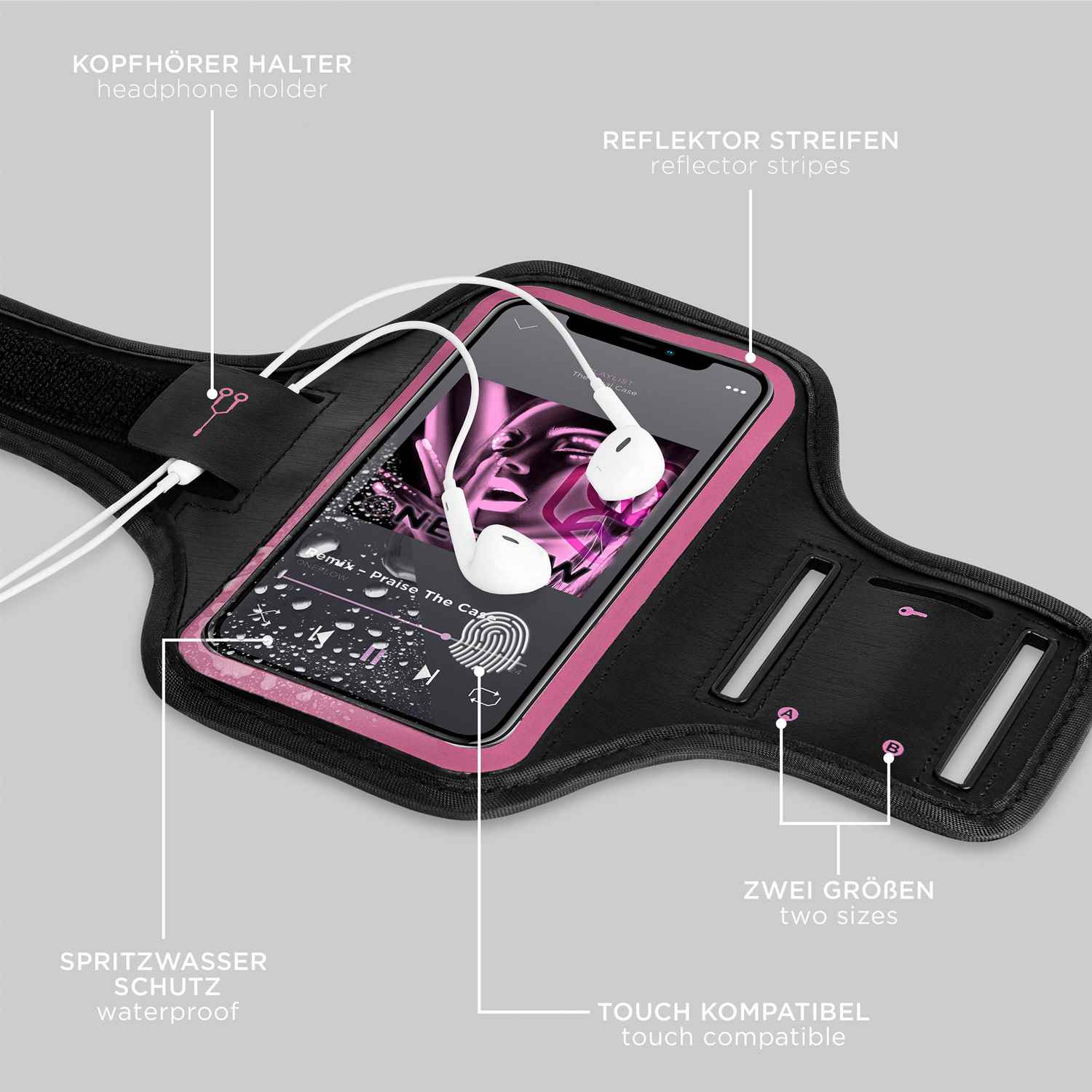 ONEFLOW Workout Case Asus ROG Phone 5 Ultimate Sportarmband zum Joggen – Weiteres Produktbild 5