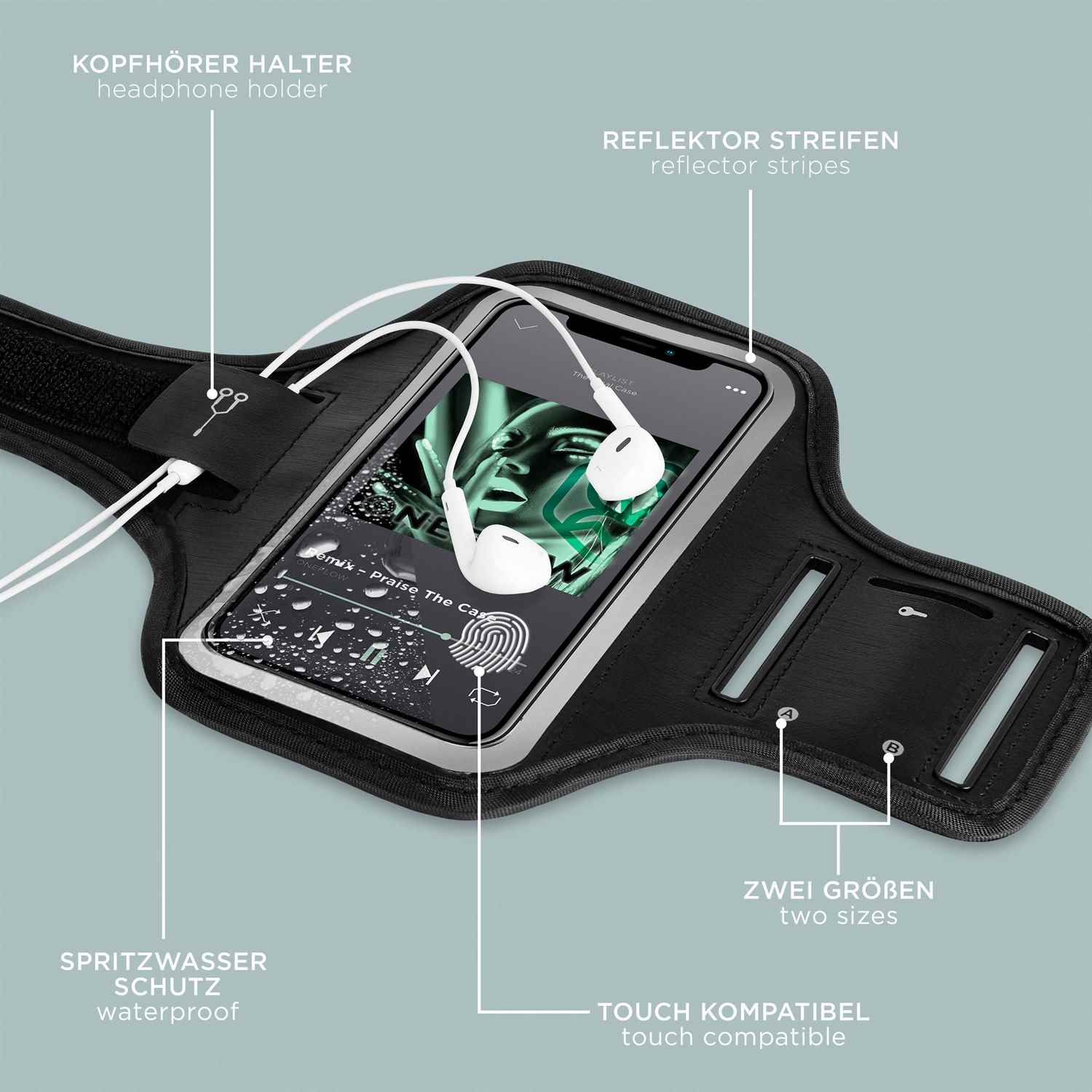 ONEFLOW Workout Case Asus ROG Phone 6 Pro Sportarmband zum Joggen – Weiteres Produktbild 5