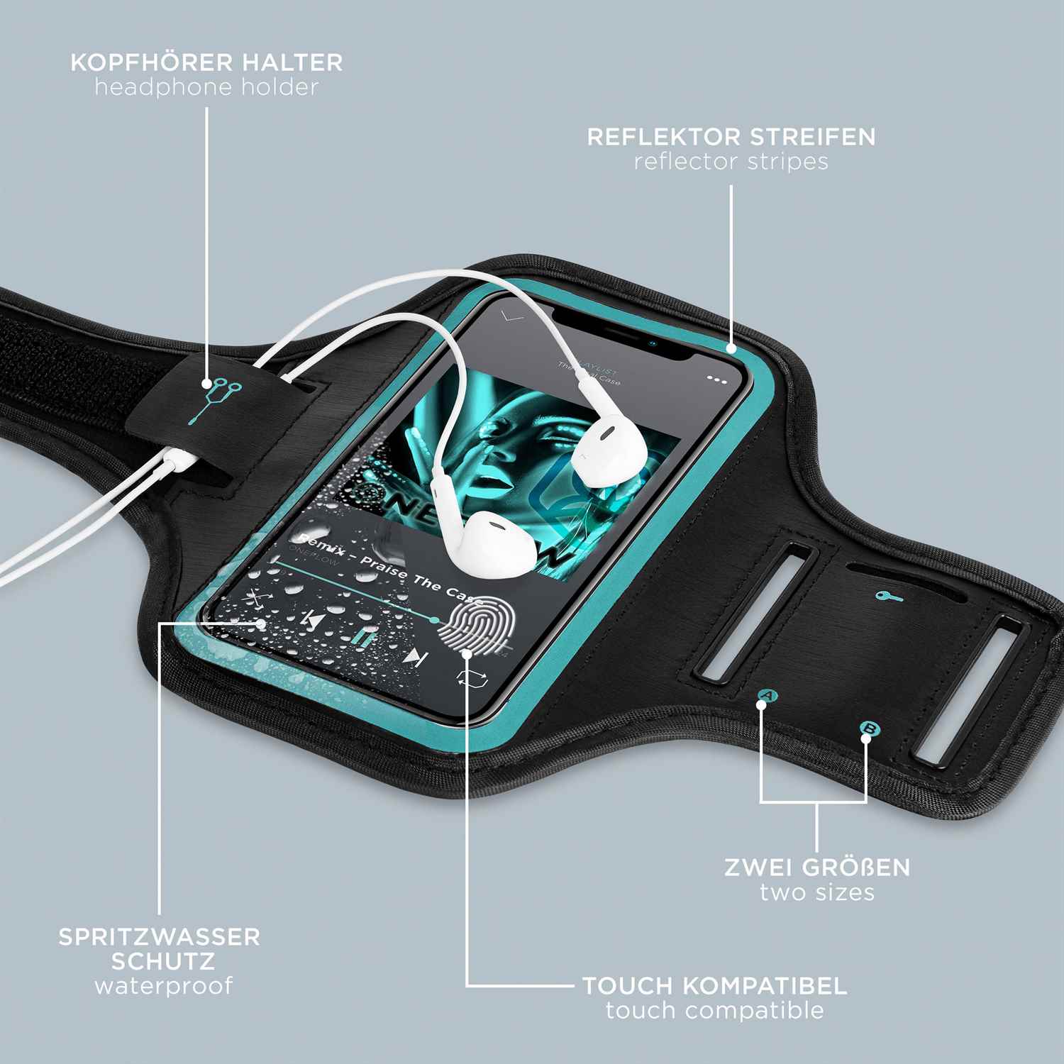 ONEFLOW Workout Case Asus ROG Phone 6 Sportarmband zum Joggen – Weiteres Produktbild 5