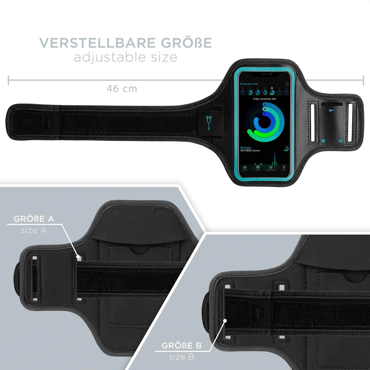 ONEFLOW Workout Case Asus ROG Phone 6D Ultimate Sportarmband zum Joggen – Weiteres Produktbild 3