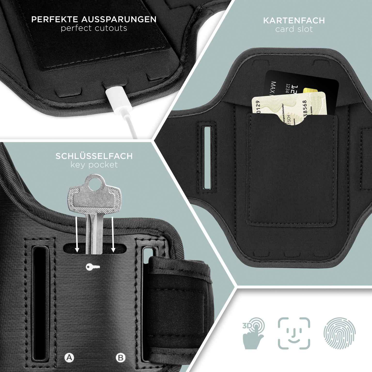ONEFLOW Workout Case Asus ROG Phone 7 Sportarmband zum Joggen – Weiteres Produktbild 6