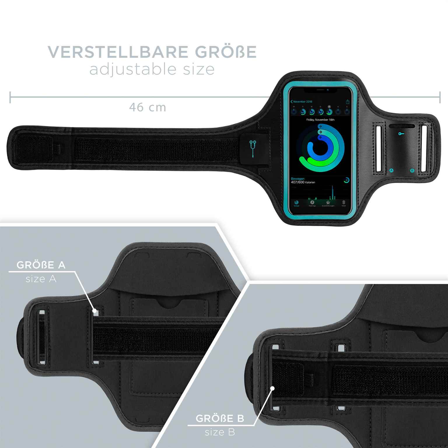ONEFLOW Workout Case Honor Magic6 Lite Sportarmband zum Joggen – Weiteres Produktbild 2