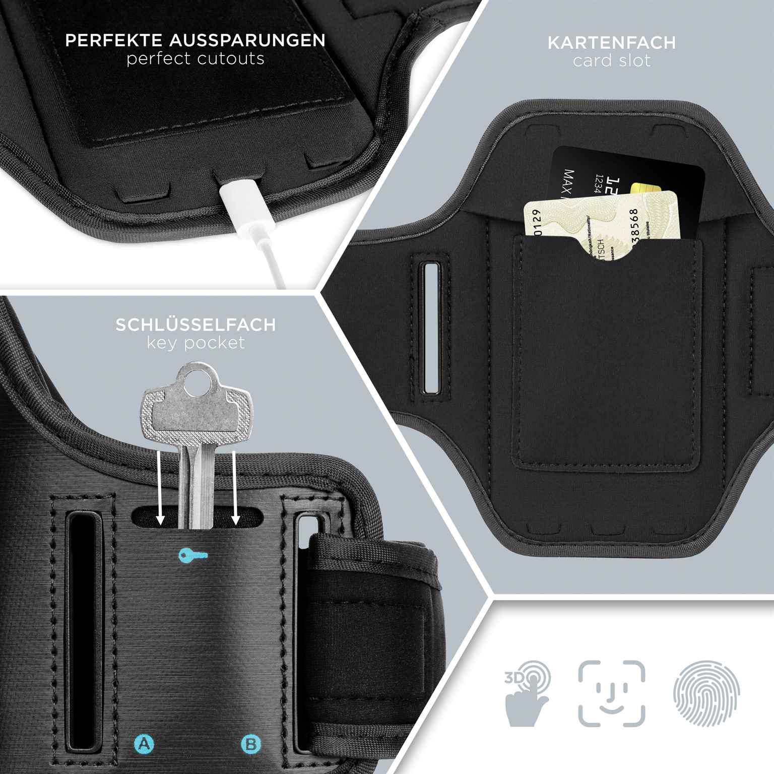ONEFLOW Workout Case Honor Magic6 Lite Sportarmband zum Joggen – Weiteres Produktbild 5