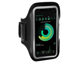 ONEFLOW Workout Case Samsung Galaxy A55 5G Sportarmband zum Joggen – Onyx Schwarz