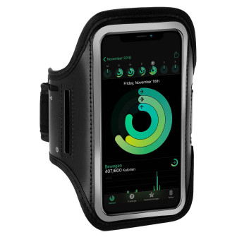ONEFLOW Workout Case Ulefone Note 22 Sportarmband zum Joggen – Onyx Schwarz