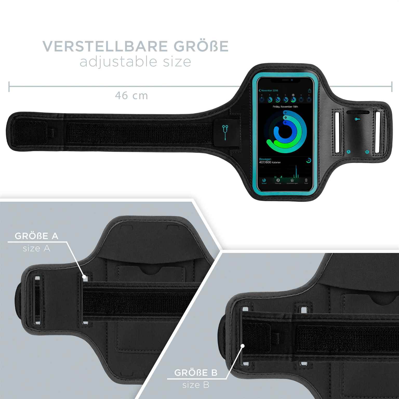 ONEFLOW Workout Case ZTE Blade V50 Vita Sportarmband zum Joggen – Weiteres Produktbild 4