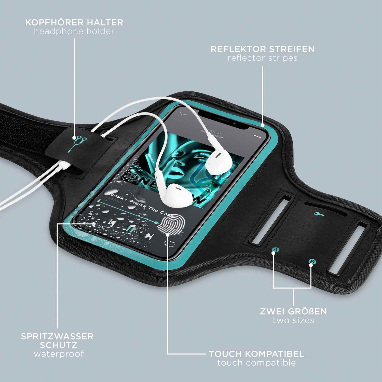 ONEFLOW Workout Case OnePlus Nord Sportarmband zum Joggen – Weiteres Produktbild 6