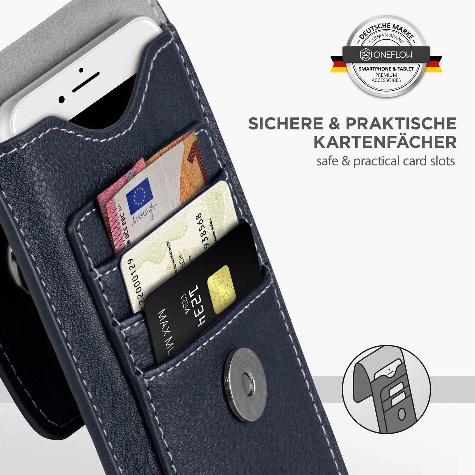 ONEFLOW Zeal Case Google Pixel 7a Einsteckhülle mit Kartenfach – Weiteres Produktbild 2