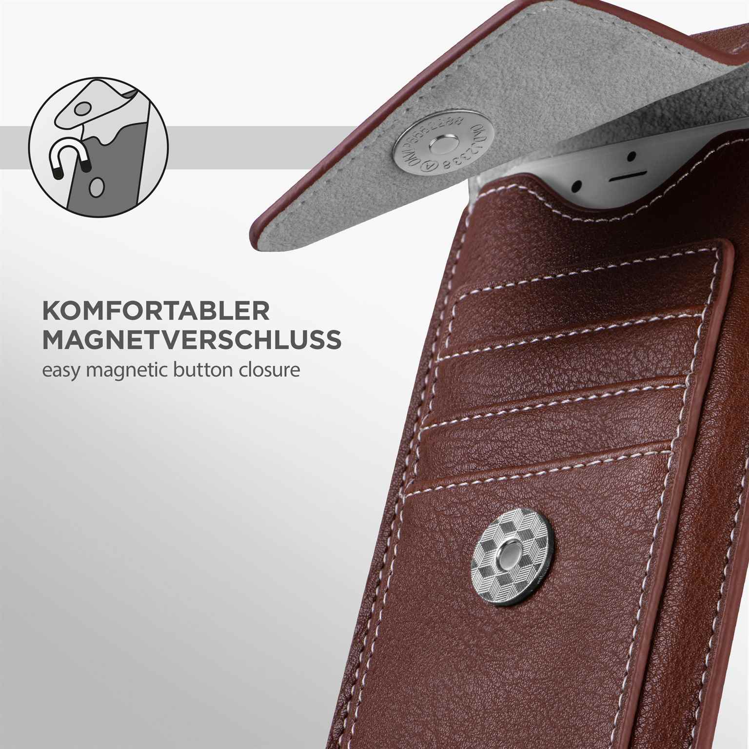 ONEFLOW Zeal Case Xiaomi 14 Einsteckhülle mit Kartenfach – Weiteres Produktbild 1