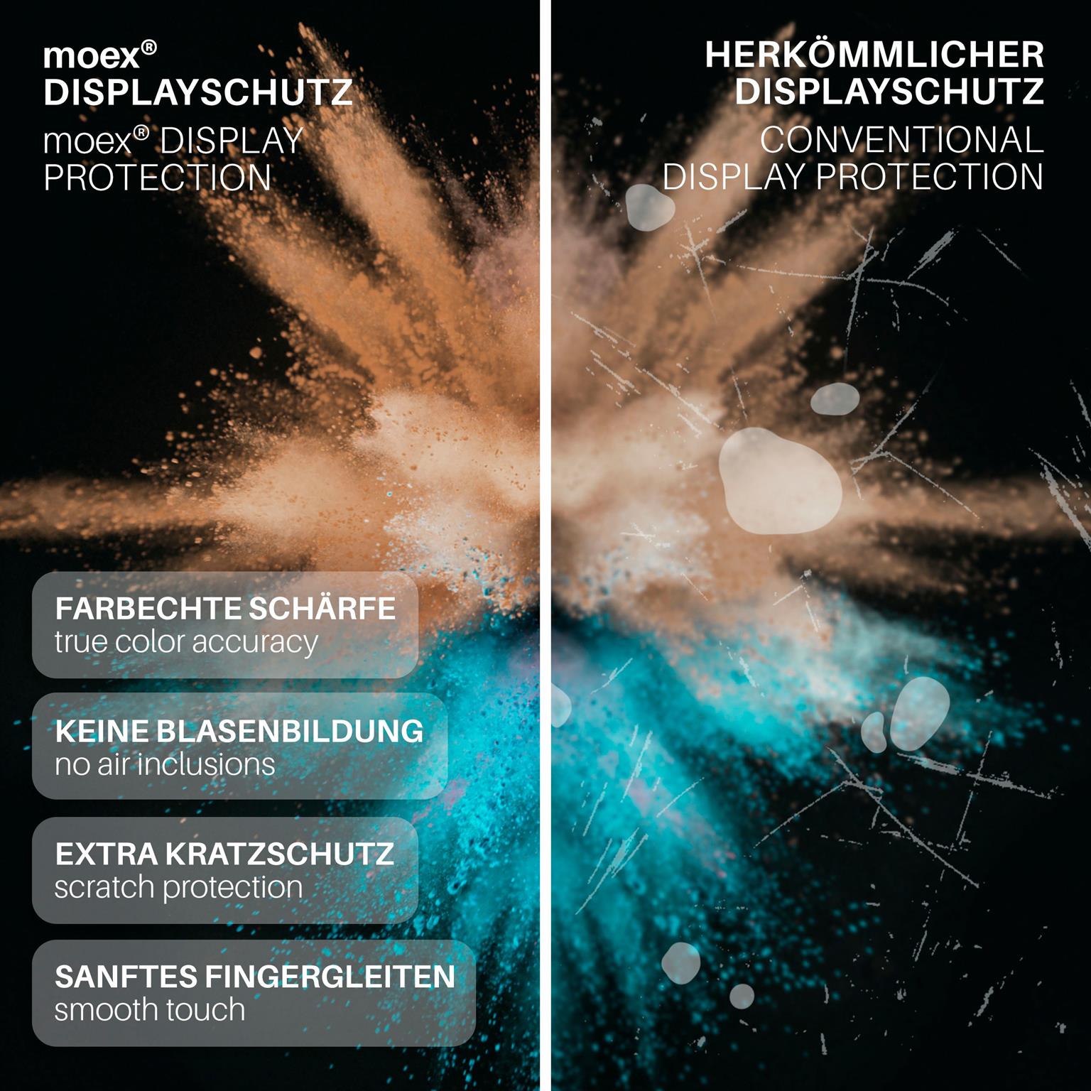 moex CurveProtect S für Samsung Galaxy S7 Edge – Hüllenfreundliche Schutzfolie – Curved 3D Panzerglas – Weiteres Produktbild 3