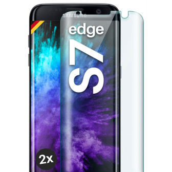 moex CurveProtect S für Samsung Galaxy S7 Edge – Hüllenfreundliche Schutzfolie – Curved 3D Panzerglas – 2x Clear moex CurveProtect S für Samsung Galaxy S7 Edge – Hüllenfreundliche Schutzfolie – Curved 3D Panzerglas – 2x Clear
