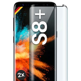 moex CurveProtect S für Samsung Galaxy S8 Plus – Hüllenfreundliche Schutzfolie – Curved 3D Panzerglas – 2x Black moex CurveProtect S für Samsung Galaxy S8 Plus – Hüllenfreundliche Schutzfolie – Curved 3D Panzerglas – 2x Black