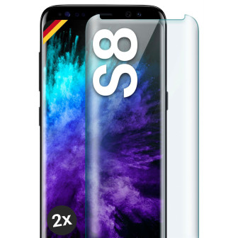 moex CurveProtect S für Samsung Galaxy S8 – Hüllenfreundliche Schutzfolie – Curved 3D Panzerglas – 2x Clear moex CurveProtect S für Samsung Galaxy S8 – Hüllenfreundliche Schutzfolie – Curved 3D Panzerglas – 2x Clear