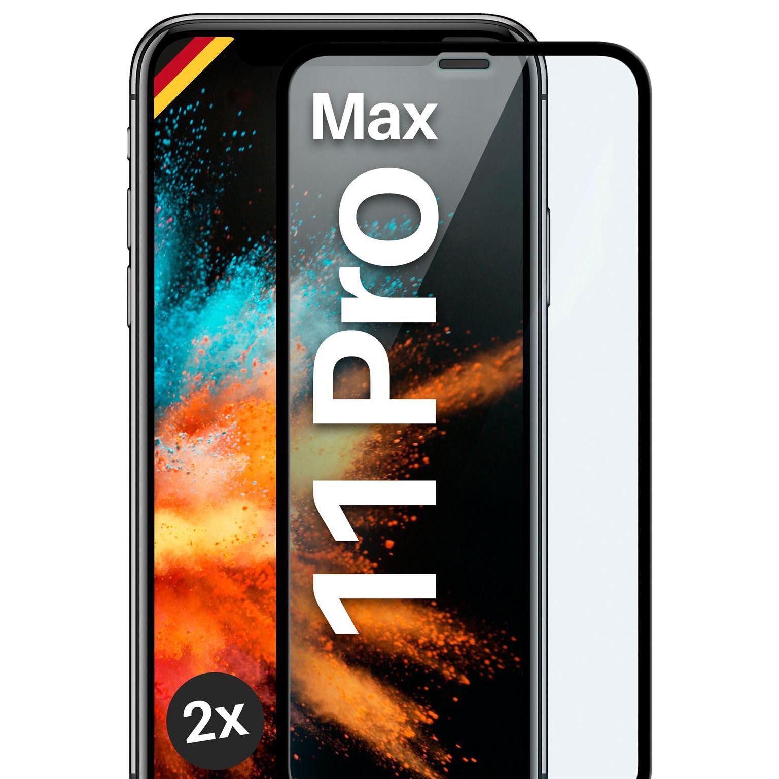 moex CurveProtect iPhone 11 Pro Max Panzerglas 3D Full Screen – Weiteres Produktbild 1 moex CurveProtect iPhone 11 Pro Max Panzerglas 3D Full Screen – Weiteres Produktbild 1