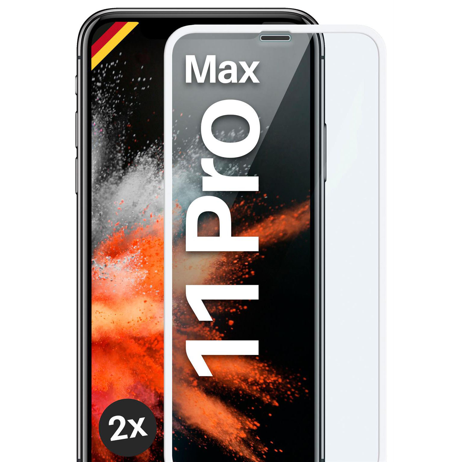 moex CurveProtect iPhone 11 Pro Max Panzerglas 3D Full Screen – Weiteres Produktbild 1 moex CurveProtect iPhone 11 Pro Max Panzerglas 3D Full Screen – Weiteres Produktbild 1
