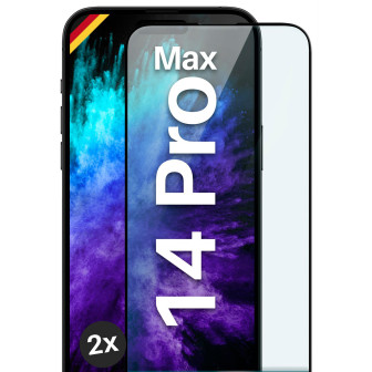 moex CurveProtect iPhone 14 Pro Max Panzerglas 3D Full Screen – 2x Black