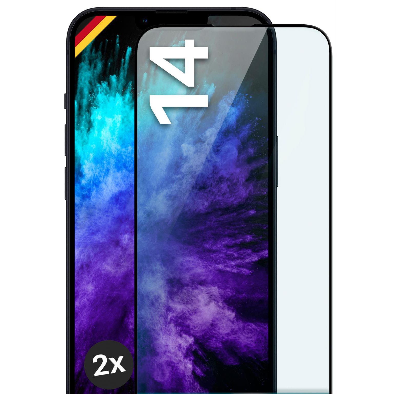 moex CurveProtect iPhone 14 Panzerglas 3D Full Screen – Weiteres Produktbild 1 moex CurveProtect iPhone 14 Panzerglas 3D Full Screen – Weiteres Produktbild 1