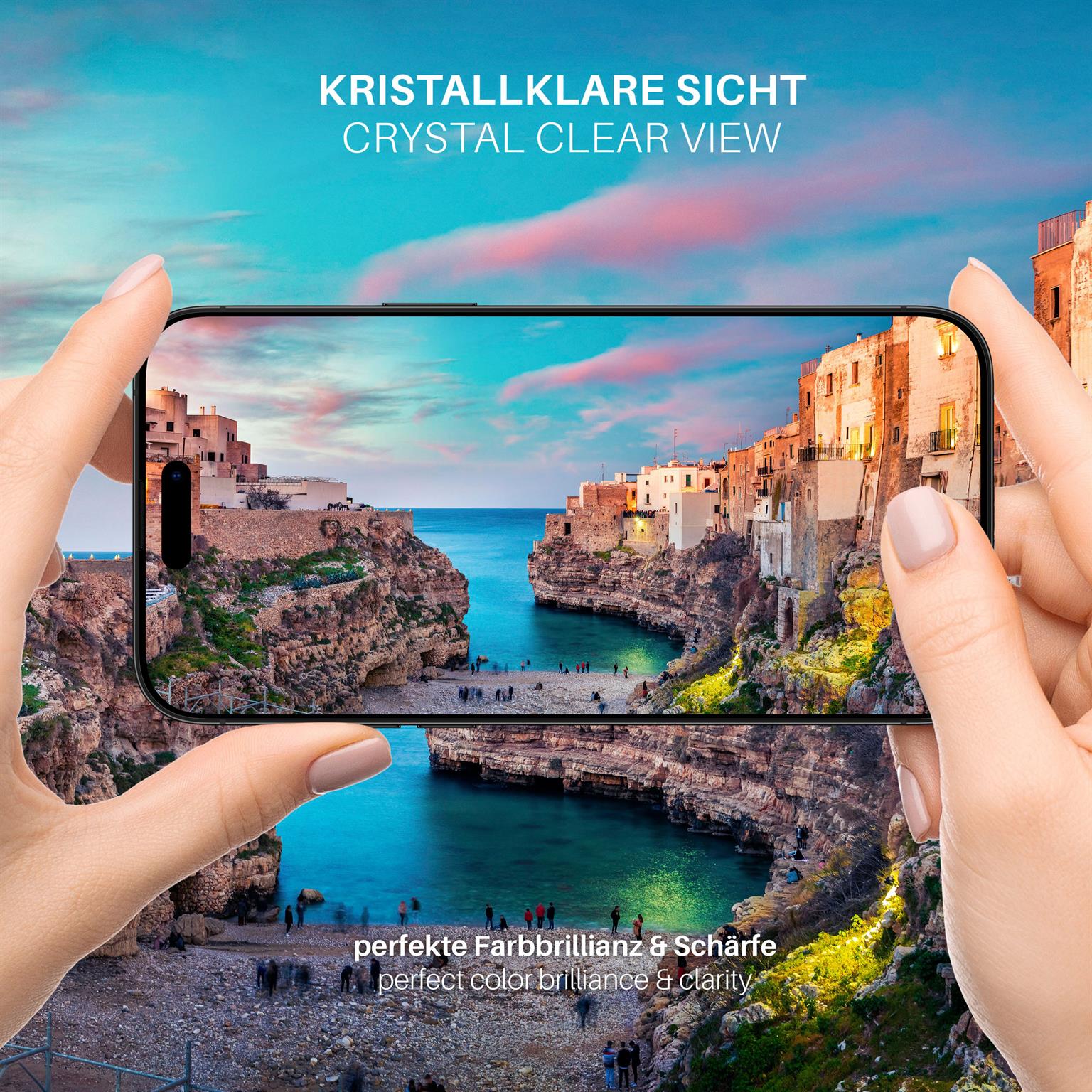 moex CurveProtect iPhone 15 Plus Panzerglas 3D Full Screen – Weiteres Produktbild 5