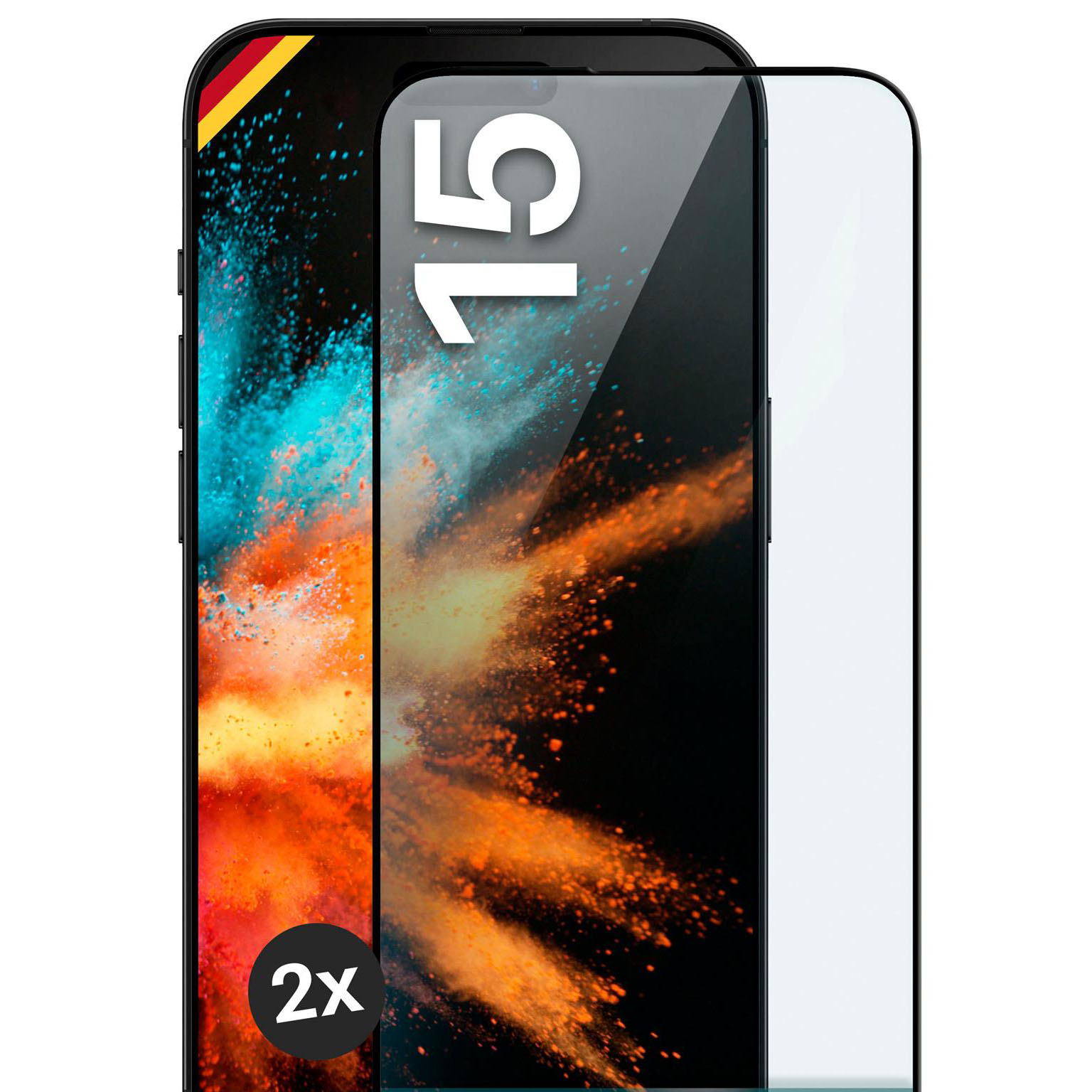 moex CurveProtect iPhone 15 Panzerglas 3D Full Screen – undefined