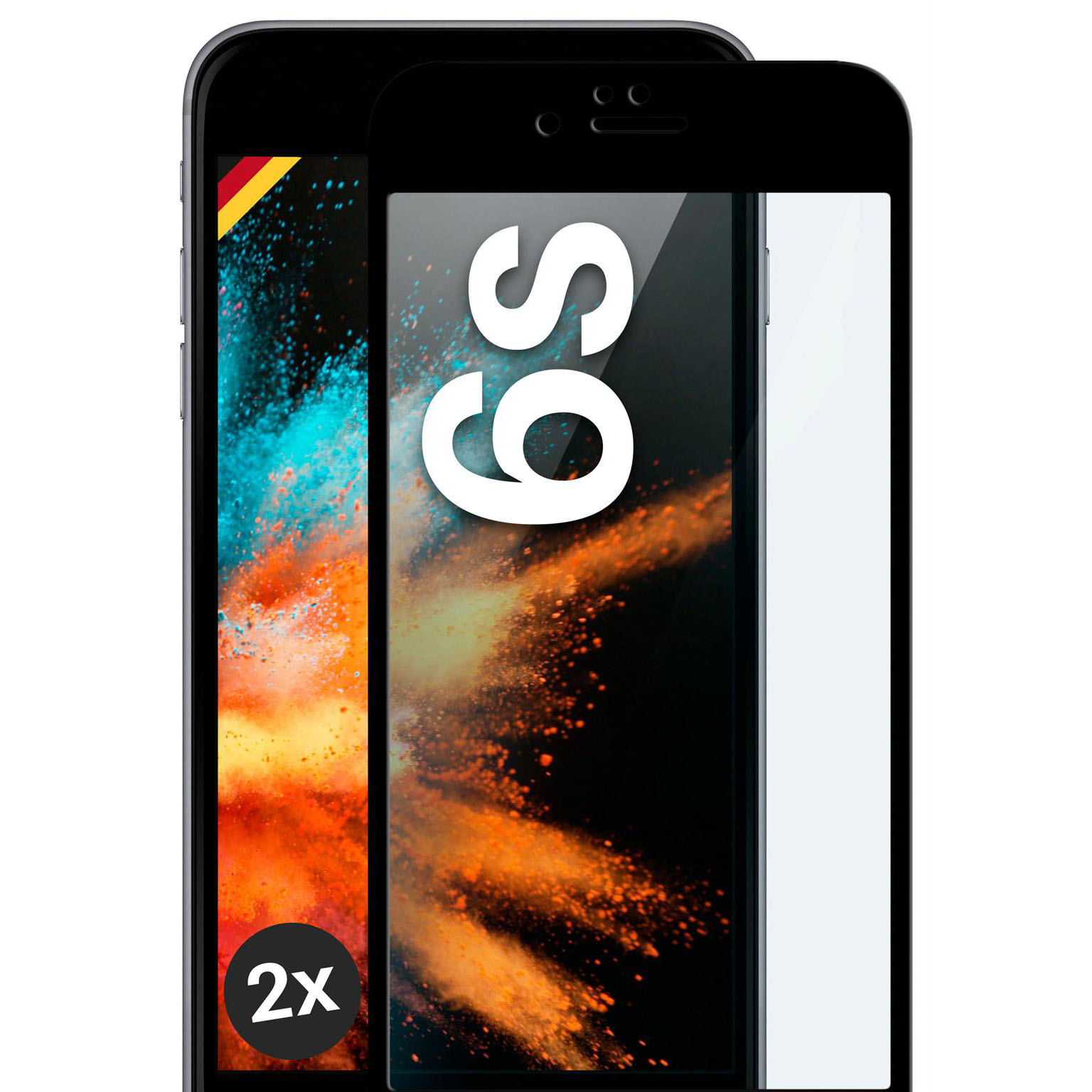 moex CurveProtect iPhone 6s Panzerglas 3D Full Screen – Weiteres Produktbild 1 moex CurveProtect iPhone 6s Panzerglas 3D Full Screen – Weiteres Produktbild 1