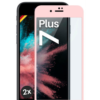moex moex CurveProtect iPhone 7 Plus Panzerglas 3D Full Screen – 2x Rose Gold