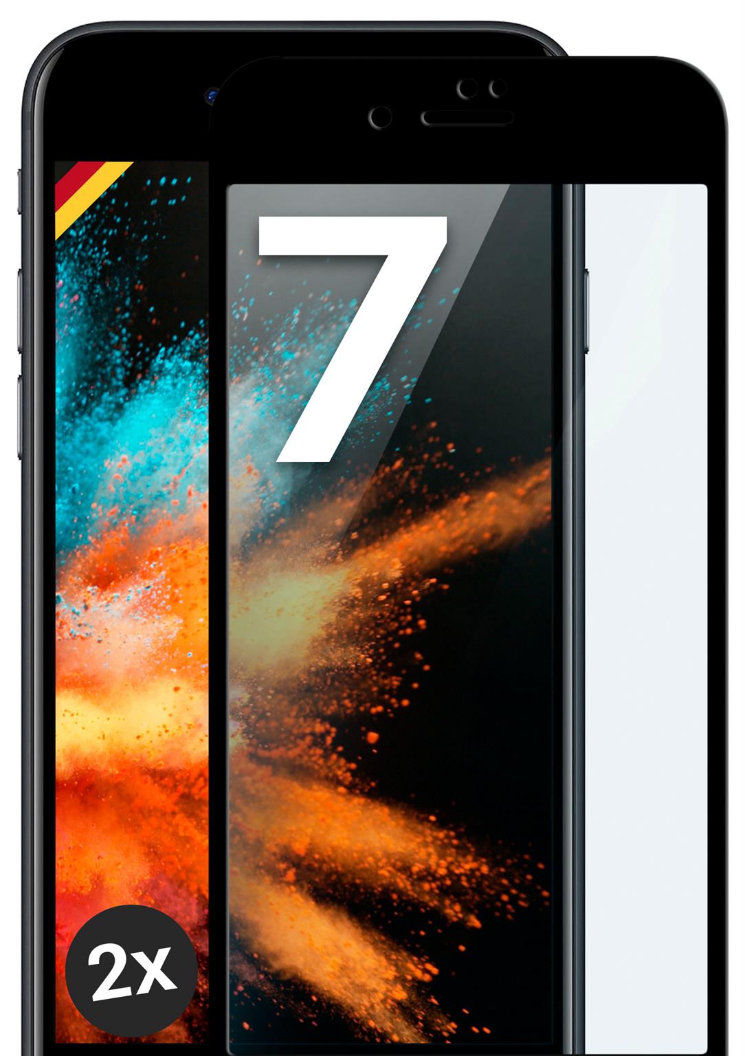 moex CurveProtect iPhone 7 Panzerglas 3D Full Screen – 2x Black moex CurveProtect iPhone 7 Panzerglas 3D Full Screen – 2x Black