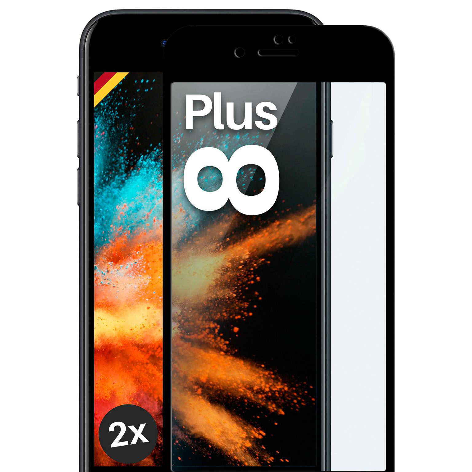 moex CurveProtect iPhone 8 Plus Panzerglas 3D Full Screen – Weiteres Produktbild 1 moex CurveProtect iPhone 8 Plus Panzerglas 3D Full Screen – Weiteres Produktbild 1