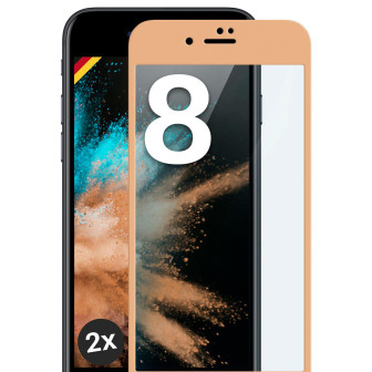 moex CurveProtect iPhone 8 Panzerglas 3D Full Screen – 2x Gold moex CurveProtect iPhone 8 Panzerglas 3D Full Screen – 2x Gold