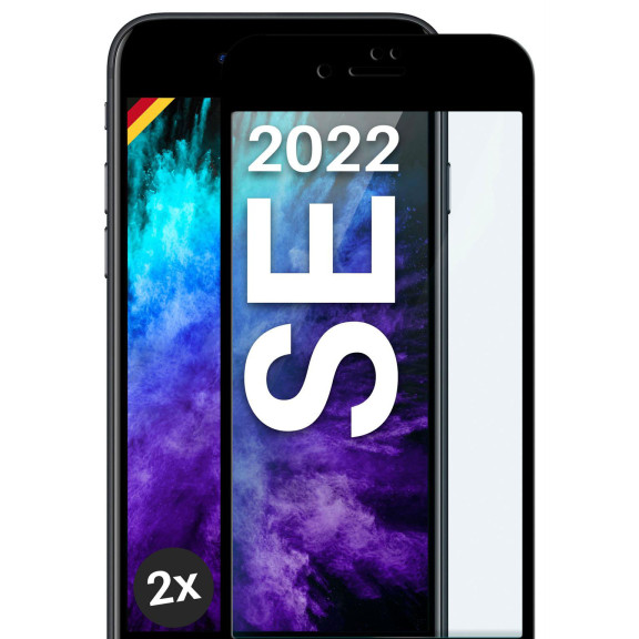 moex CurveProtect iPhone SE (2022) Panzerglas 3D Full Screen – Weiteres Produktbild 1