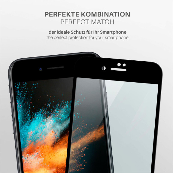moex CurveProtect iPhone SE (2022) Panzerglas 3D Full Screen – Weiteres Produktbild 3