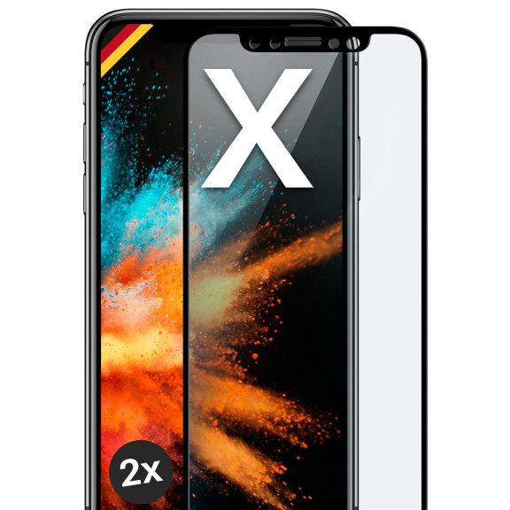 moex CurveProtect iPhone X Panzerglas 3D Full Screen – Weiteres Produktbild 1
