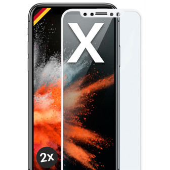 moex CurveProtect iPhone X Panzerglas 3D Full Screen – 2x White moex CurveProtect iPhone X Panzerglas 3D Full Screen – 2x White