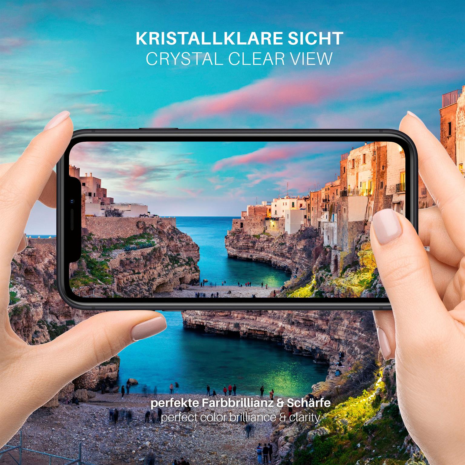 moex CurveProtect iPhone XR Panzerglas 3D Full Screen – Weiteres Produktbild 5