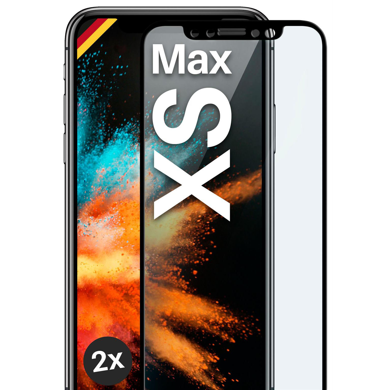 moex CurveProtect iPhone XS Max Panzerglas 3D Full Screen – Weiteres Produktbild 1 moex CurveProtect iPhone XS Max Panzerglas 3D Full Screen – Weiteres Produktbild 1