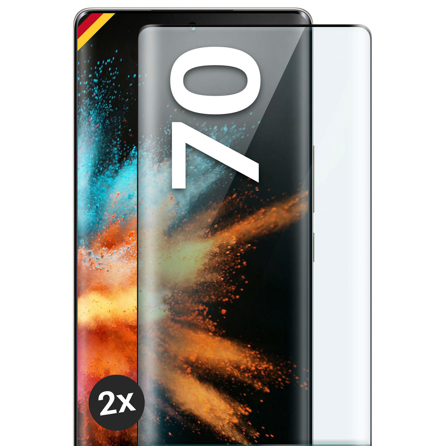 moex CurveProtect Honor 70 Panzerglas 3D Full Screen – Weiteres Produktbild 1 moex CurveProtect Honor 70 Panzerglas 3D Full Screen – Weiteres Produktbild 1