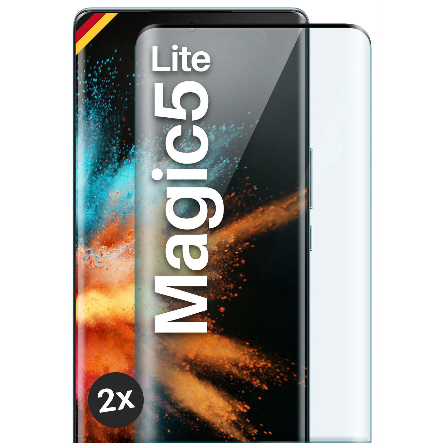 moex CurveProtect Honor Magic5 Lite Panzerglas 3D Full Screen – Weiteres Produktbild 1 moex CurveProtect Honor Magic5 Lite Panzerglas 3D Full Screen – Weiteres Produktbild 1