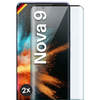 moex CurveProtect Huawei nova 9 Panzerglas 3D Full Screen – 2x Black moex CurveProtect Huawei nova 9 Panzerglas 3D Full Screen – 2x Black