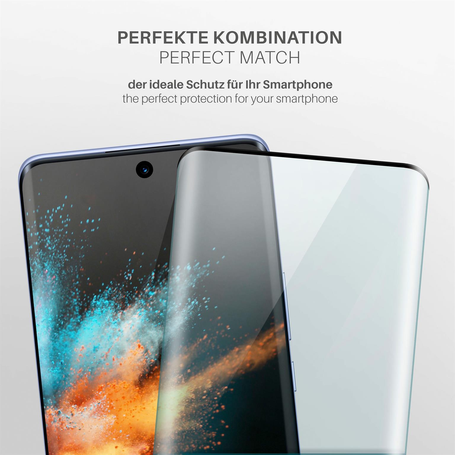 moex CurveProtect Huawei nova 9 Panzerglas 3D Full Screen – Weiteres Produktbild 2