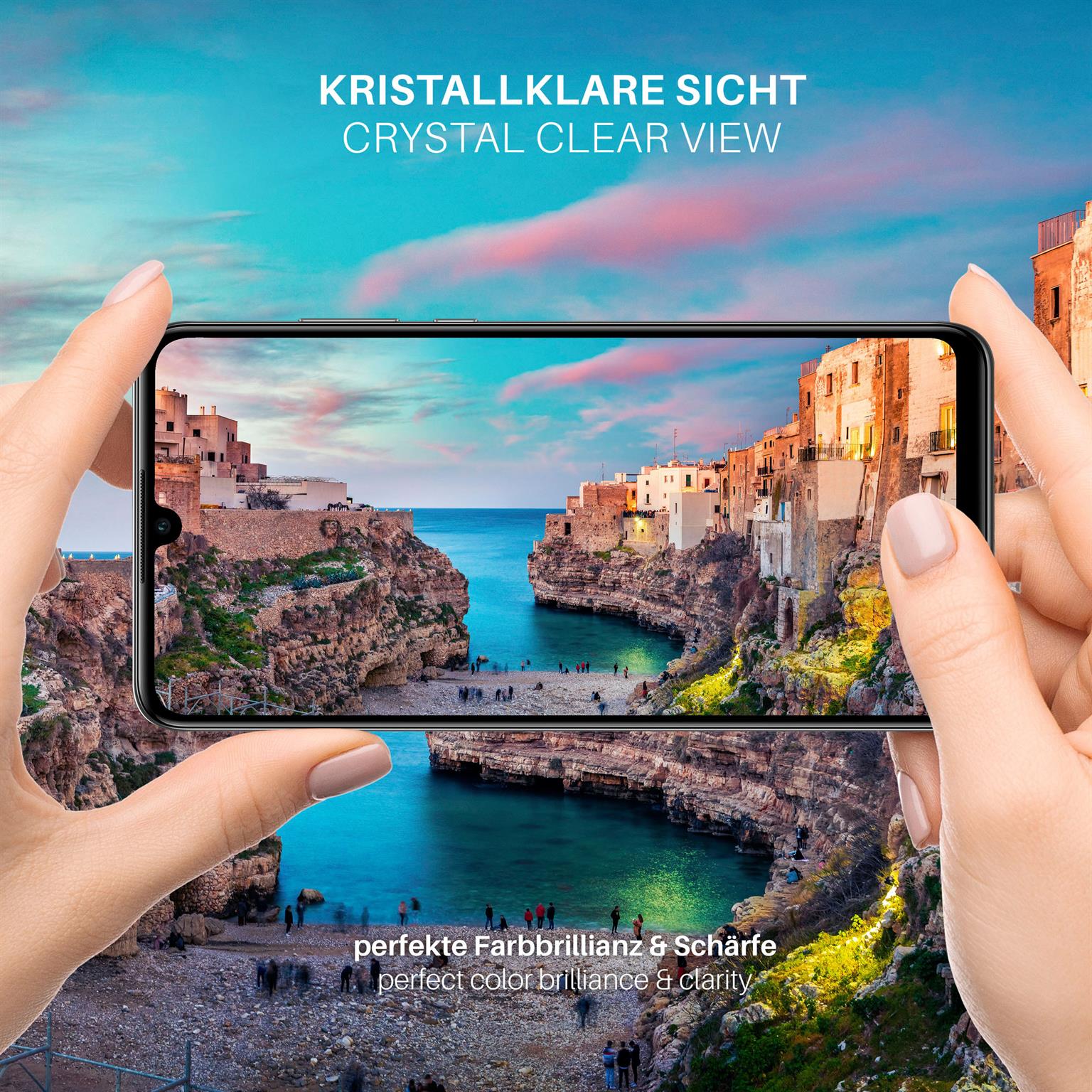 moex CurveProtect Huawei P30 Lite New Edition Panzerglas 3D Full Screen – Weiteres Produktbild 5