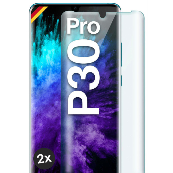moex CurveProtect Huawei P30 Pro Panzerglas 3D Full Screen – Weiteres Produktbild 1
