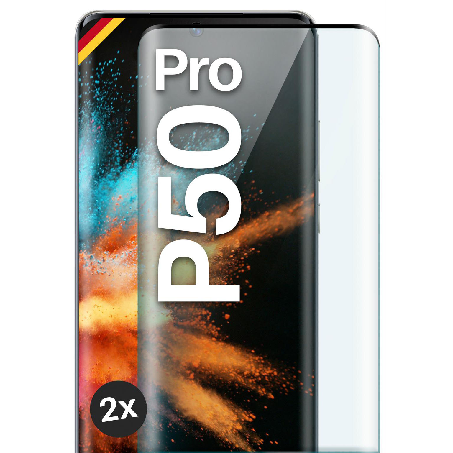 moex CurveProtect Huawei P50 Pro Panzerglas 3D Full Screen – Weiteres Produktbild 1 moex CurveProtect Huawei P50 Pro Panzerglas 3D Full Screen – Weiteres Produktbild 1