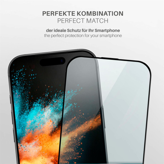 moex CurveProtect iPhone 17 Panzerglas 3D Full Screen – Weiteres Produktbild 3