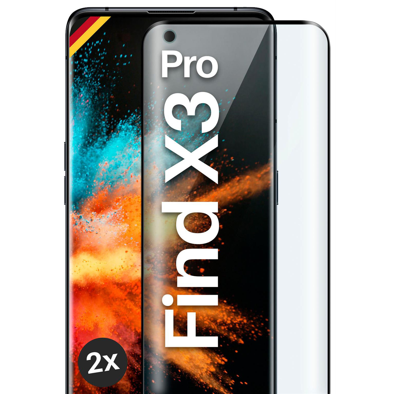 moex CurveProtect Oppo Find X3 Pro Panzerglas 3D Full Screen – undefined