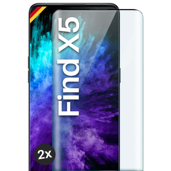 moex CurveProtect Oppo Find X5 Panzerglas 3D Full Screen – Weiteres Produktbild 1