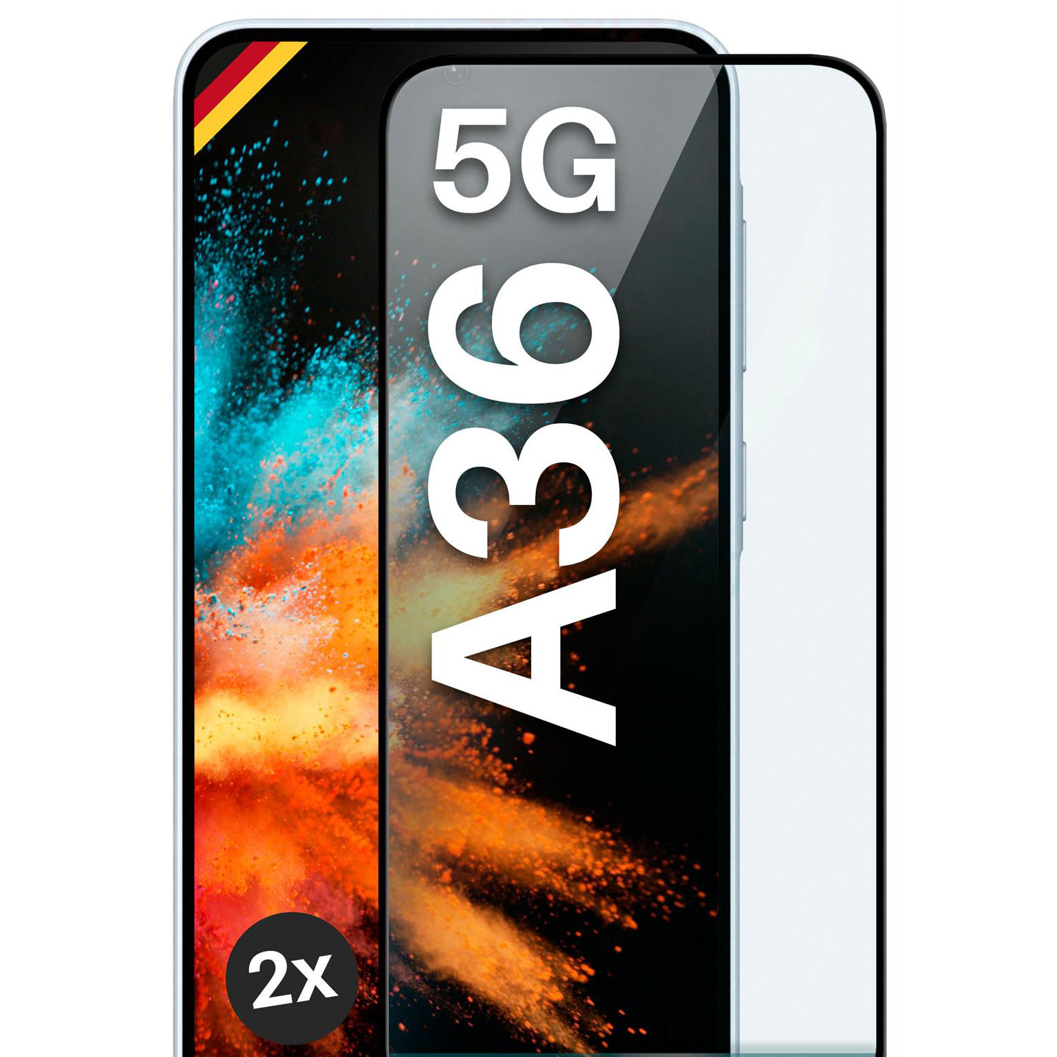 moex CurveProtect Samsung Galaxy A36 5G Panzerglas 3D Full Screen – Weiteres Produktbild 1 moex CurveProtect Samsung Galaxy A36 5G Panzerglas 3D Full Screen – Weiteres Produktbild 1