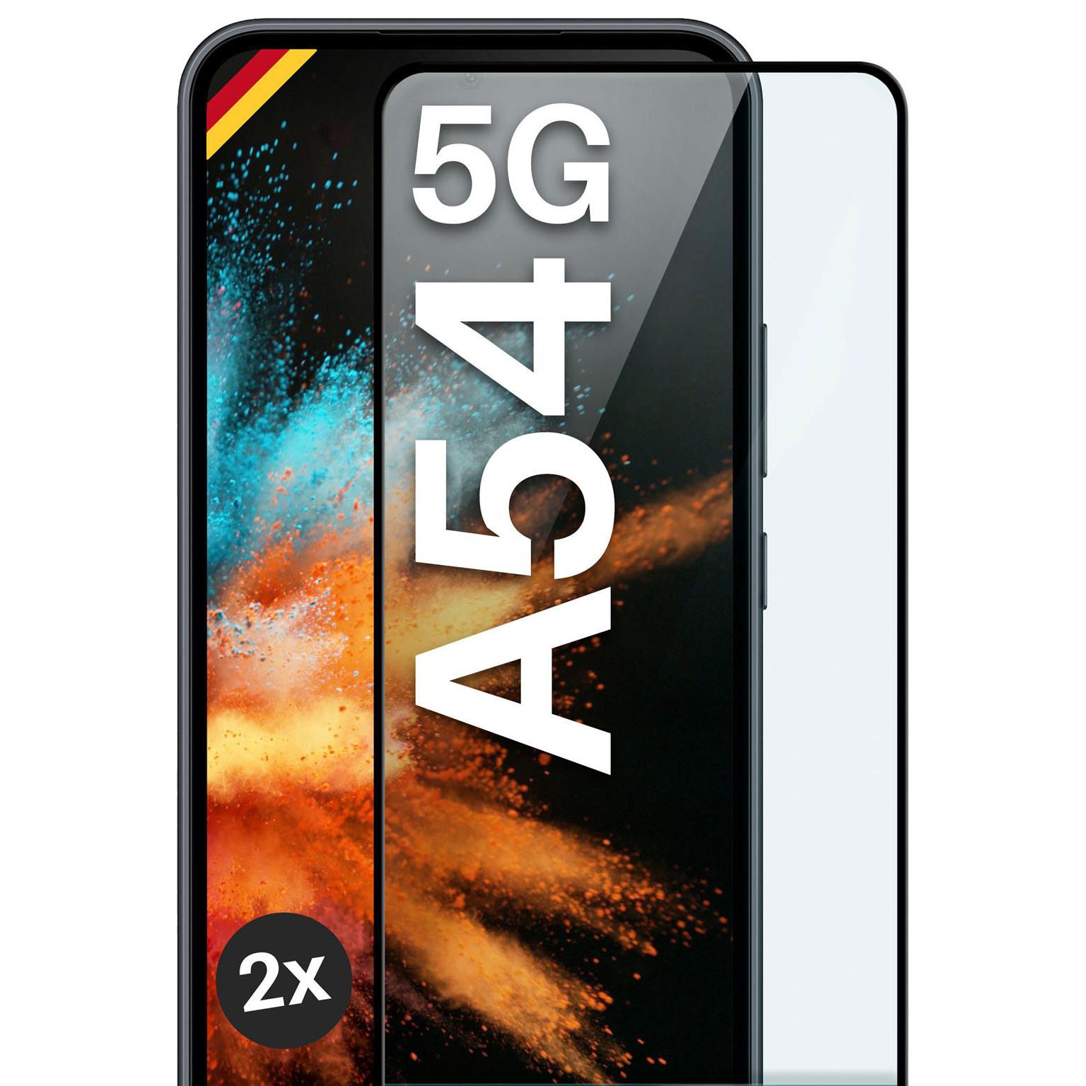 moex CurveProtect Samsung Galaxy A54 5G Panzerglas 3D Full Screen – Weiteres Produktbild 1 moex CurveProtect Samsung Galaxy A54 5G Panzerglas 3D Full Screen – Weiteres Produktbild 1