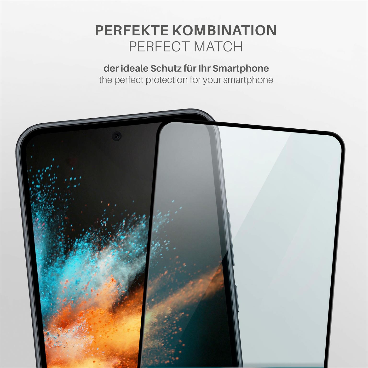 moex CurveProtect Samsung Galaxy A54 5G Panzerglas 3D Full Screen – Weiteres Produktbild 3
