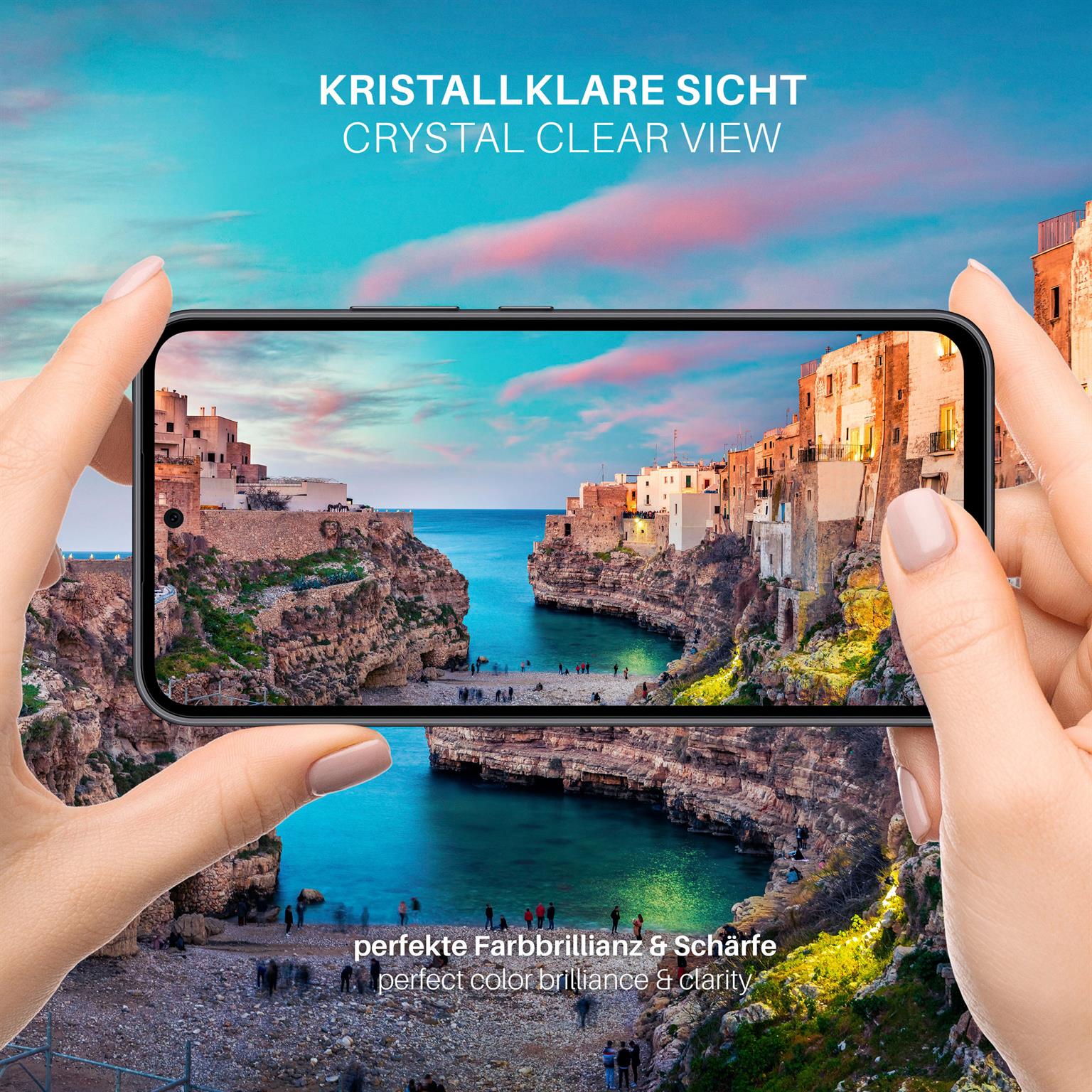 moex CurveProtect Samsung Galaxy A54 5G Panzerglas 3D Full Screen – Weiteres Produktbild 5